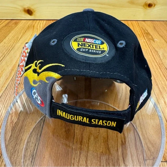 NWT Vintage NASCAR 2004 Nextel Cup Series Black and Yellow Cap - Picture 6 of 8